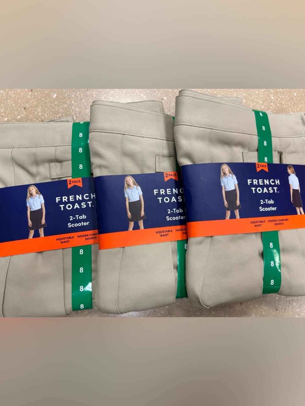 Special Sale 🎉 French Toast Khaki Scooter Skirt Pack